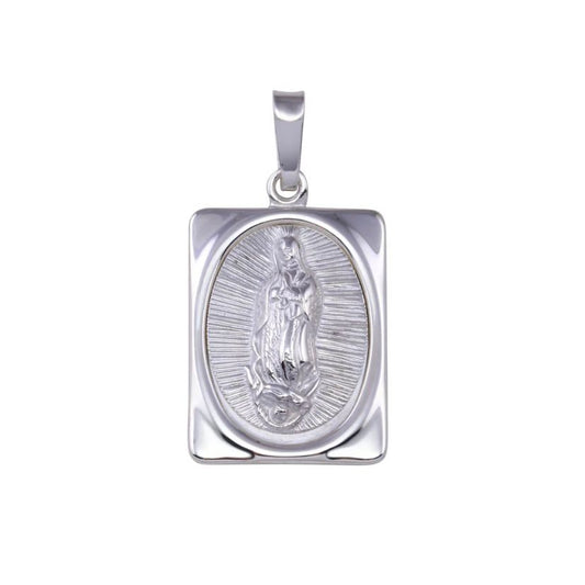 "Virgen de Guadalupe Rectangular" Pendant